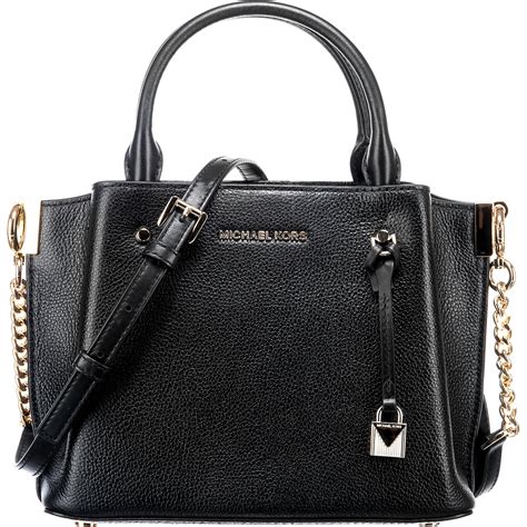 michael kors arielle small satchel black|Michael Kors handbags.